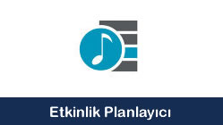 etkinlik planlayıcı