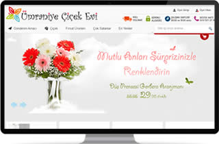 e-Çiçekci -6- e-ticaret sitesi