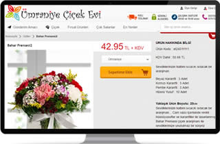e-Çiçekci -6- eticaret sitesi